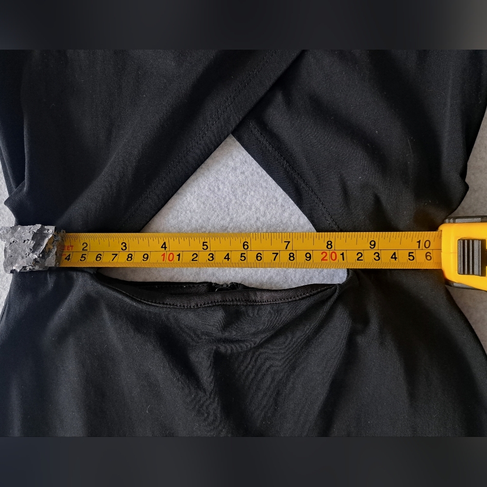 Elegant Bodycon Black Dress - Picture 6 of 9